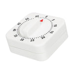 60 Minutes Kitchen Timer Countdown Alarm Reminder HILIFE Cooking Tools Mechanical Timer White Square