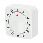 60 Minutes Kitchen Timer Countdown Alarm Reminder HILIFE Cooking Tools Mechanical Timer White Square