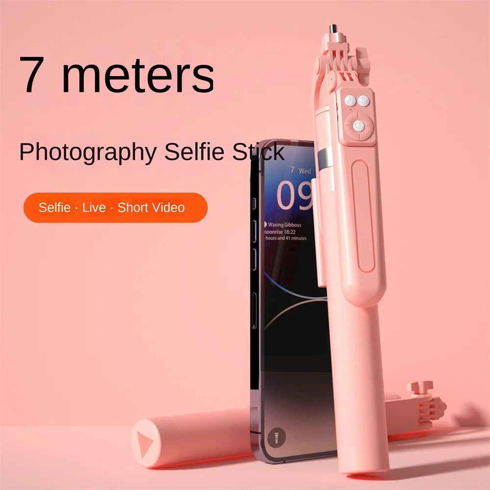 Extendable 1.7m Tripod Selfie Stick Wireless Bluetooth Remote Portable Smartphone Tripod Stand Mount For iOS Android Phone