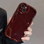 Anti Drop For Phone Case For iPhone 17 Pro 17 16 15 14 13 12 11 Pro Max 16 15 Plus Protection 3D Korean Ripple Soft Cover Coque