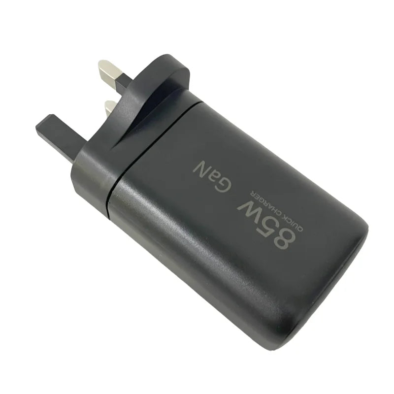 A Three-Port Super Fast Charging System with a Total Power of 85W, Suitable for Laptops, Mobile Phones and Game Consoles