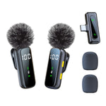 Wireless Lavalier Microphone, with a Sturdy and Rotatable Clip, Long Battery Life, Suitable for Type-C Interface Devices
