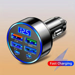 Dual Type-C Ports & Digital Display – Black