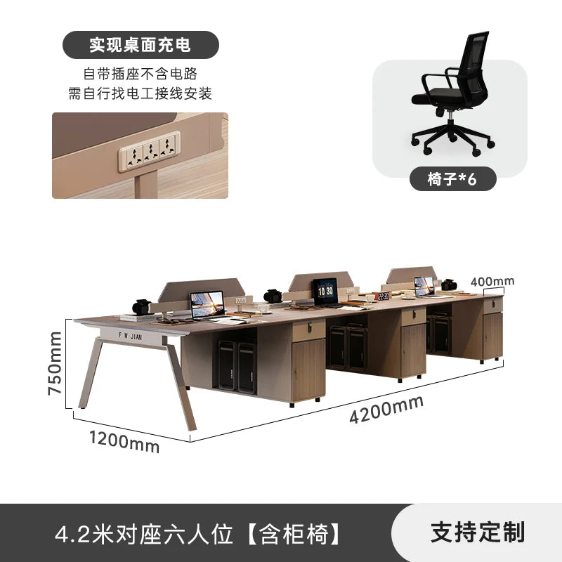 Simple Fashion Office Desk Chinese Style Wooden Beauty Decoration Clear Unique Office Desk Lounge Meuble Bureau Home Furniture