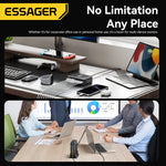 Essager 320W GaN Charger 8Port USB Type C Desktop Charging Station PD 100W Fast Charging For iPhone 17 16 15 iPad MacBook Laptop