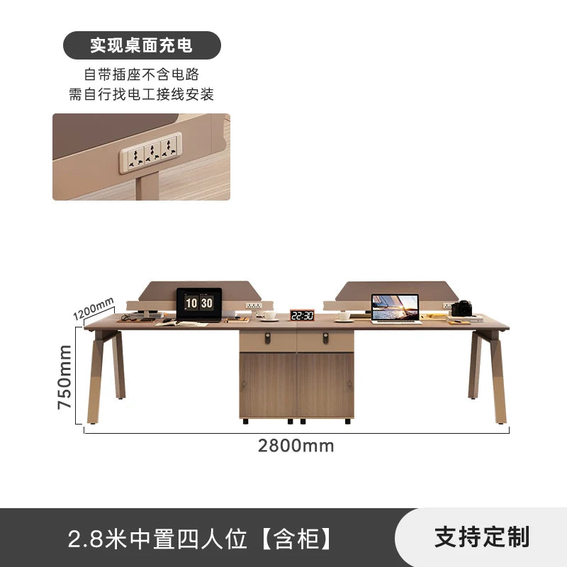 Simple Fashion Office Desk Chinese Style Wooden Beauty Decoration Clear Unique Office Desk Lounge Meuble Bureau Home Furniture