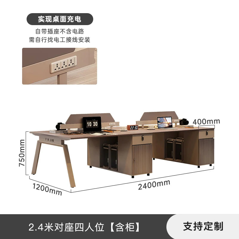 Simple Fashion Office Desk Chinese Style Wooden Beauty Decoration Clear Unique Office Desk Lounge Meuble Bureau Home Furniture