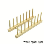 Kitchen Storage Organization Multi Functional Storage Rack Tableware Drainboard Woodiness Dish Drying Rack Kitchens Accessories
