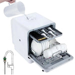Smart Dishwasher, Home Appliance, Suitable for Hotels, Cars, and RVs, Plastic Housing
