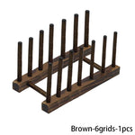 Kitchen Storage Organization Multi Functional Storage Rack Tableware Drainboard Woodiness Dish Drying Rack Kitchens Accessories