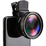 Universal Clip 2-in-1 Lens 37mm Professional 0.45X Super Wide-Angle & Macro HD for iPhone & Android Mobile Phones