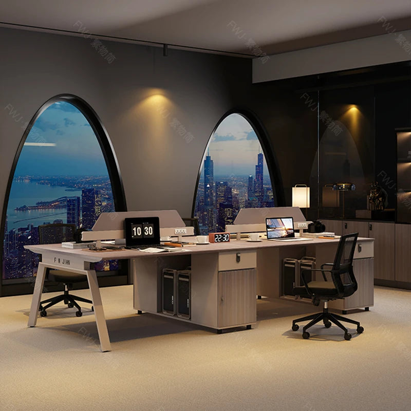 Simple Fashion Office Desk Chinese Style Wooden Beauty Decoration Clear Unique Office Desk Lounge Meuble Bureau Home Furniture