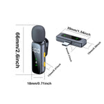 Wireless Lavalier Microphone, with a Sturdy and Rotatable Clip, Long Battery Life, Suitable for Type-C Interface Devices
