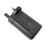 A Three-Port Super Fast Charging System with a Total Power of 85W, Suitable for Laptops, Mobile Phones and Game Consoles