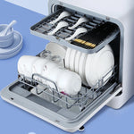 Smart Dishwasher, Home Appliance, Suitable for Hotels, Cars, and RVs, Plastic Housing