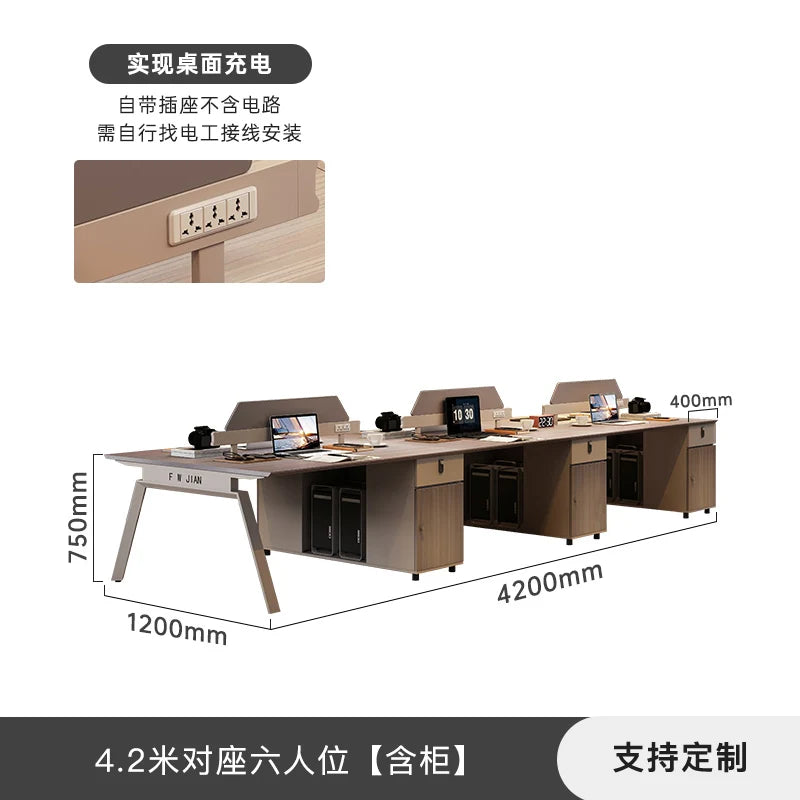 Simple Fashion Office Desk Chinese Style Wooden Beauty Decoration Clear Unique Office Desk Lounge Meuble Bureau Home Furniture
