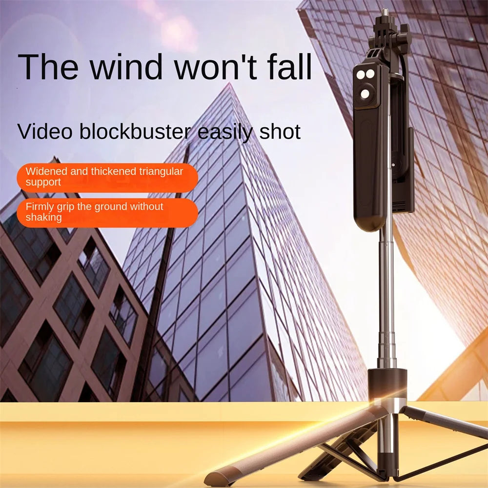 Extendable 1.7m Tripod Selfie Stick Wireless Bluetooth Remote Portable Smartphone Tripod Stand Mount For iOS Android Phone
