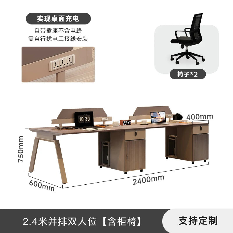 Simple Fashion Office Desk Chinese Style Wooden Beauty Decoration Clear Unique Office Desk Lounge Meuble Bureau Home Furniture