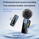 Wireless Lavalier Microphone, with a Sturdy and Rotatable Clip, Long Battery Life, Suitable for Type-C Interface Devices