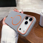 Ultrathin Simple For Magnetic Phone Case For iPhone 11 12 13 14 15 16 17 18 Pro Max Air Wireless Charging Soft Matte Phone Cover