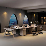 Simple Fashion Office Desk Chinese Style Wooden Beauty Decoration Clear Unique Office Desk Lounge Meuble Bureau Home Furniture