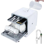 Smart Dishwasher, Home Appliance, Suitable for Hotels, Cars, and RVs, Plastic Housing