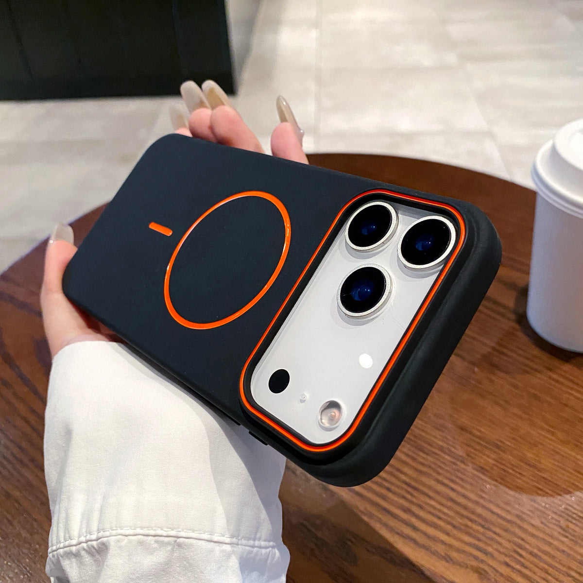 Ultrathin Simple For Magnetic Phone Case For iPhone 11 12 13 14 15 16 17 18 Pro Max Air Wireless Charging Soft Matte Phone Cover